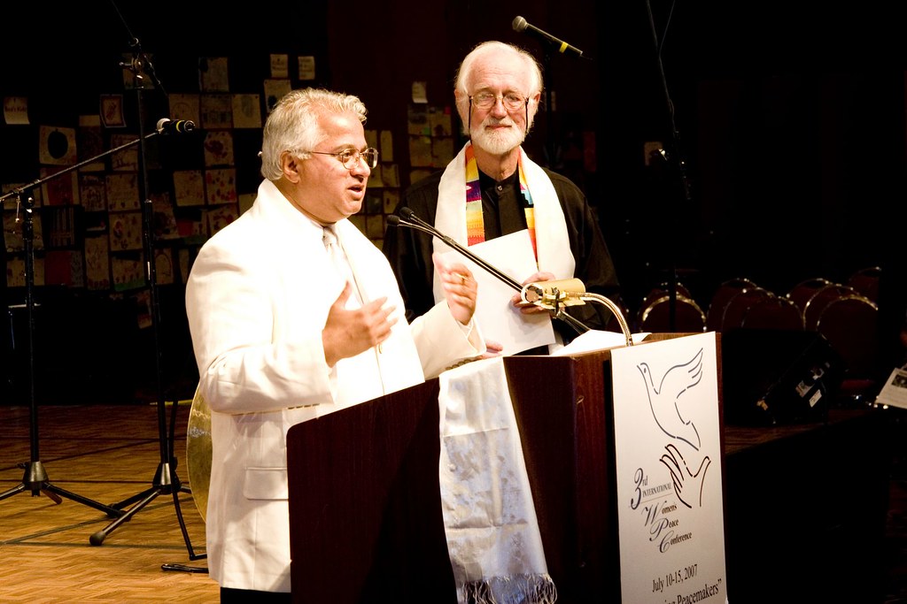 Dr. Mike Mohamed Ghouse participating in an interfaith gathering